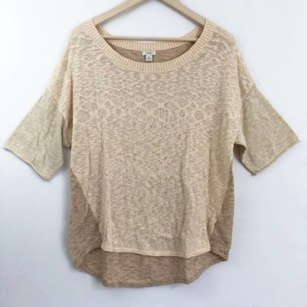 FOSSIL Oversized Short Sleeve Sweater
